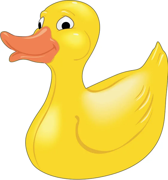Rubber Ducky Vector Illustratie — Stockvector