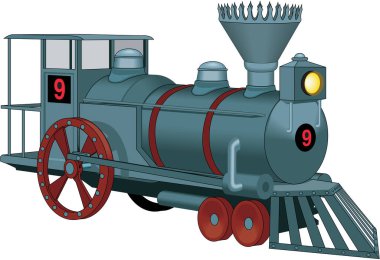 Oyuncak tren vektör çizim