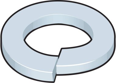 Kilit Temizleyici Vektör İllüstrasyonu