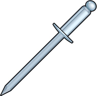 Kör Perçin Vektör İllüstrasyonu