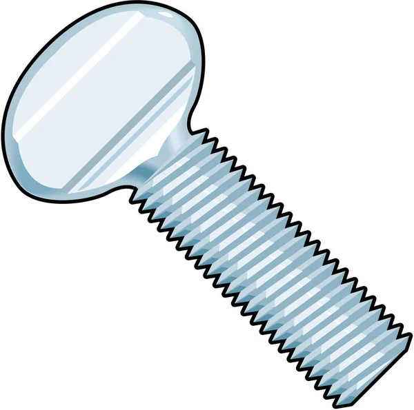 Thumb Screw Vector Illustration — Stock Vector