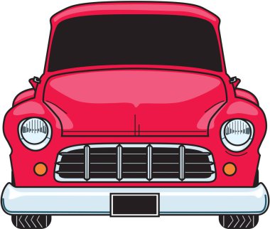 Hot Rod Vektör İllüstrasyonu