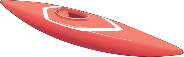 Kayak Boat Vector Illustration — стоковий вектор