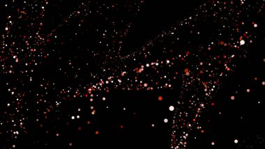 Bir sürü kırmızı ve beyaz yıldızlı güzel bir arka plan. Görüntü