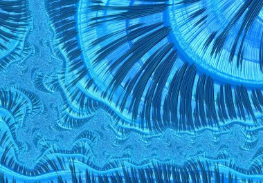 Sıra dışı soyut arkaplan, fraktal illüstrasyon