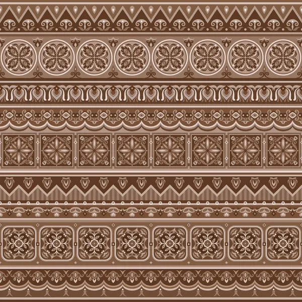 Illustrazione ornamentale etnica decorativa vettoriale astratta. — Vettoriale Stock