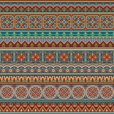 Vektör soyut dekoratif etnik süsleme.