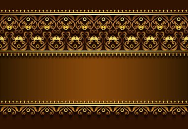 Vektör soyut dekoratif etnik süsleme.