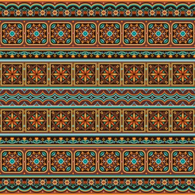 Vektör soyut dekoratif etnik süsleme.