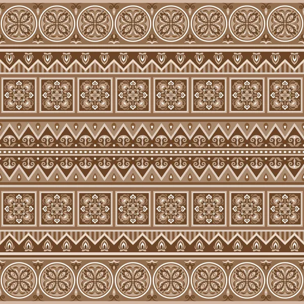Illustrazione ornamentale etnica decorativa vettoriale astratta. — Vettoriale Stock