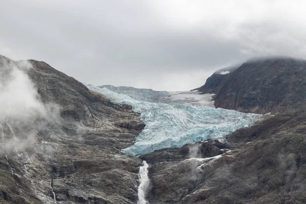 Derretimiento Glaciares Los Alpes Suizos — Foto de Stock