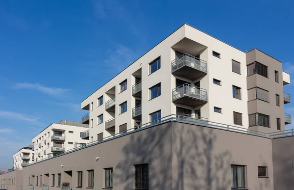 Nový Evropský Moderní Komplex Krásný Bytový Dům Bytový Dům Mortage — Stock fotografie