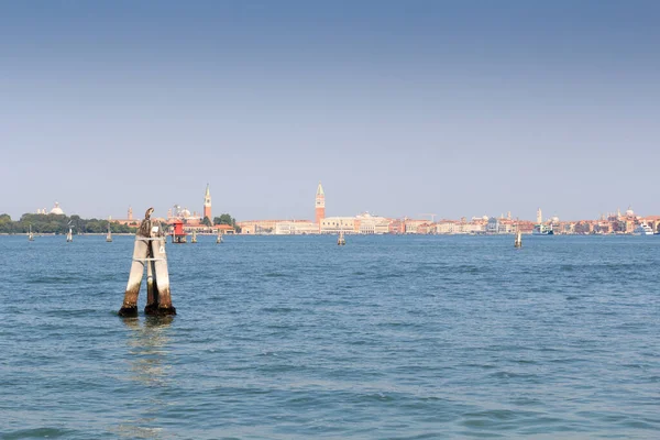 Panorama Vista Veneza Lagoa Veneziana Veneto Itália — Fotografia de Stock