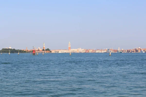 Panorama Pohled Benátky Benátskou Lagunu Benátsku Itálie — Stock fotografie