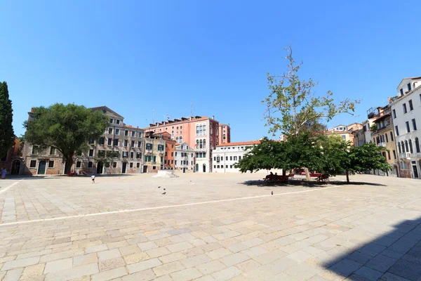 Piazza Vuota Campo San Polo Venezia — Foto Stock