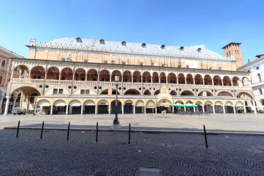 Orta Çağ Pazar Salonu, Belediye Binası ve Adalet Sarayı Padua, İtalya 'da Palazzo della Ragione