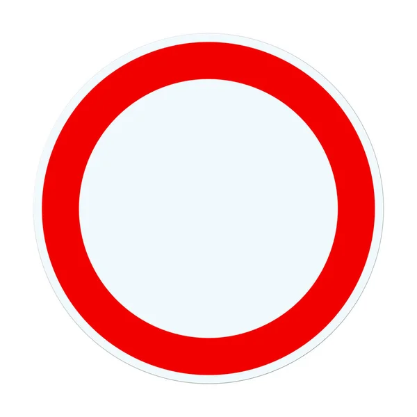 Traffic Sign Passage Vehicles — Stock Photo, Image
