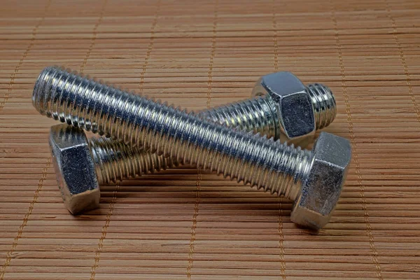 Metal Screws Closeup — Stock Photo, Image