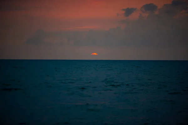 Sonnenuntergang Schwarzen Meer August Hochwertiges Foto — Stockfoto