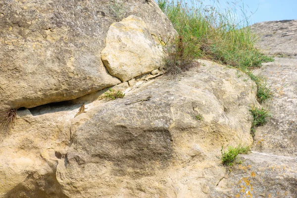 Enorma stenar i staden Uplistsikhe i Georgien — Stockfoto