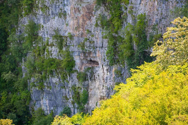 View of the rocks in the okatse canyon — Stockfoto
