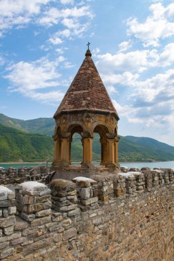 castle of the late Middle Ages Ananuri in Georgia
