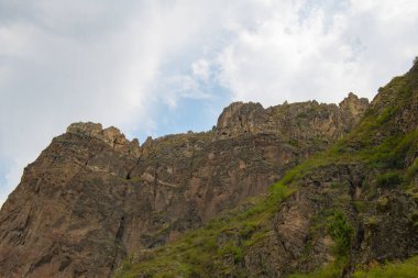 Gürcistan 'daki Uplistsikhe şehrinden muhteşem manzara