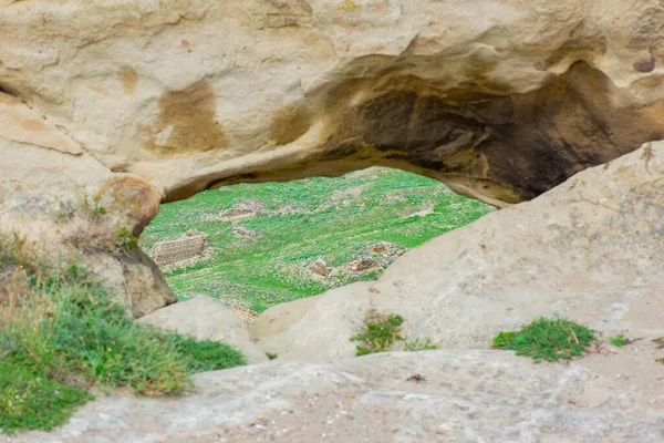 Grottstaden unik i Georgien kallas Uplistsikhe — Stockfoto