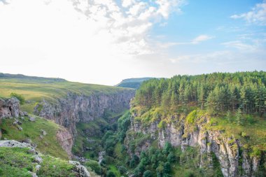 Georgia 'nın gerçek doğası kanyon bölgesinde güzeldir.
