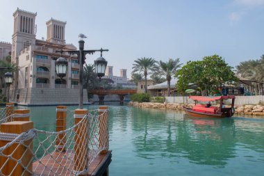 Dubai 'de çok güzel kanal manzarası var.