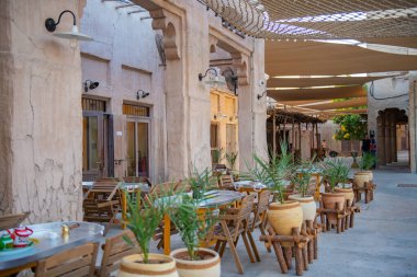 Dubai 'deki eski tarz kafe