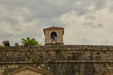 Perast Karadağ 'da bir şehir. Karadağ' da antik bir şehir.