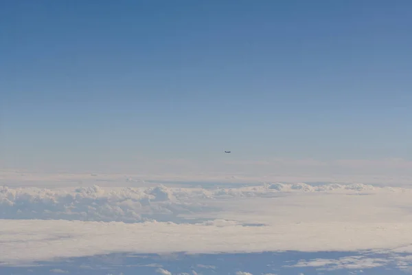 The sky from the plane is very beautiful — Stock Photo, Image