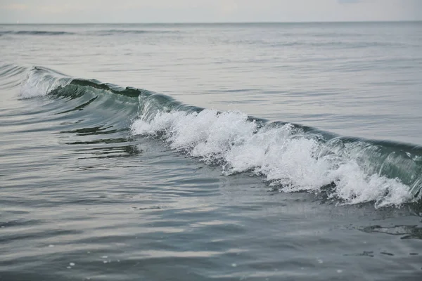 Sur Mer Noire Petites Vagues Dans Après Midi Été Photo — Photo