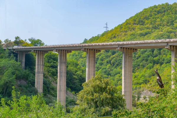 Automobile Bridge Mountains Georgia High Quality Photo — 스톡 사진