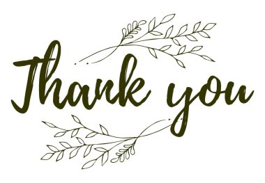 Vintage vektör teşekkür ederim el yazısı yazıt. el yazı çekilmiş. Teşekkür ederim hat. Teşekkür kartı. Vektör çizim