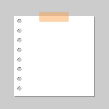 beyaz not kağıdı boş işaret etiketi