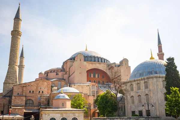 Katedrála Sofie Okolí Parku Starém Městě Istanbul Turecku Kvalitní Fotografie — Stock fotografie