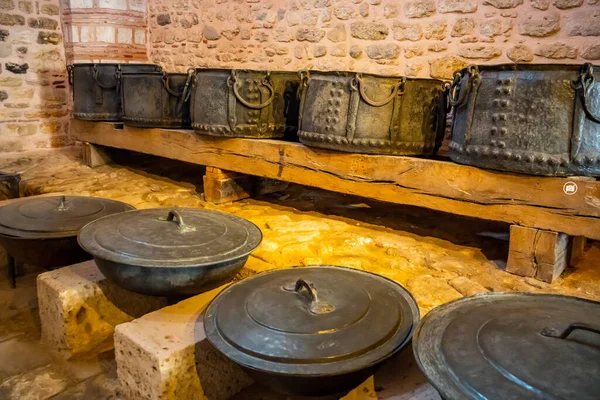 Istanbul Turkey May 2022 Interiors Exhibits Topkapi Kitchen Pavilions Archaeological — ストック写真