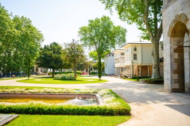 İstanbul, Türkiye - 28 Mayıs 2022: İstanbul, Türkiye 'deki Topkapı Sarayı 