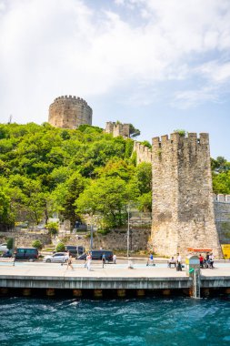İstanbul, Türkiye - 29 Mayıs 2022: Rumeli Hisari kalesi, İstanbul, Türkiye. Yüksek kalite fotoğraf
