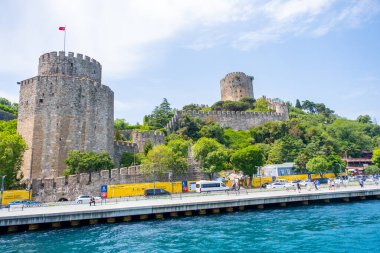 İstanbul, Türkiye - 29 Mayıs 2022: Rumeli Hisari kalesi, İstanbul, Türkiye. Yüksek kalite fotoğraf