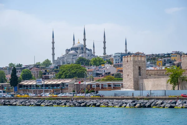 Istanbul Turchia Maggio 2022 Veduta Panoramica Della Moschea Sultanahmet Moschea — Foto Stock