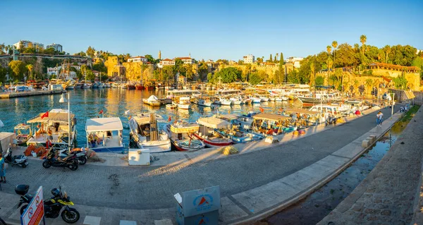 Antalya Türkei September 2022 Hafen Der Altstadt Von Antalya Kaleici — Stockfoto