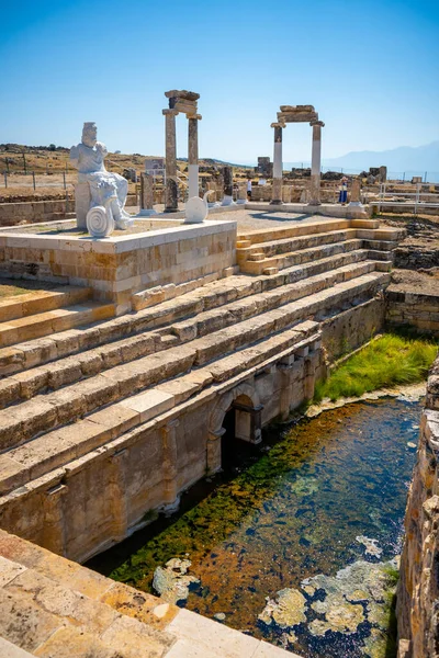 Hierapolis Turecko Září 2022 Zřícenina Starobylém Městě Hierapolis Pamukkale Turecko — Stock fotografie