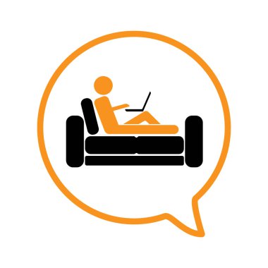 Sofa logosu tasarımının Görüntü Vektörü Grafiği