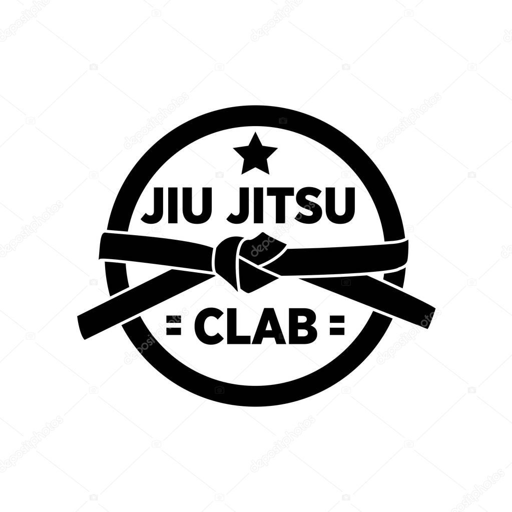 Illustration Vector Graphic of Jiu Jitsu logo dojo