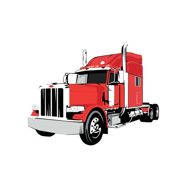 Taşımacılık Şirketi Logosunun Çizim Vektörü — Stok Vektör