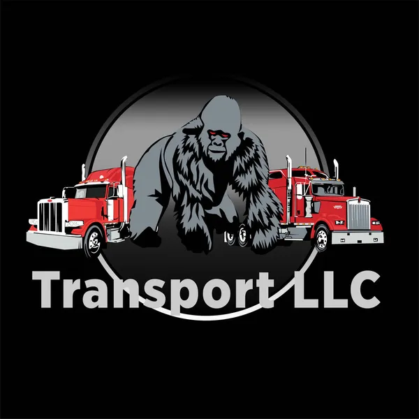 Illustration Graphique Vectoriel Logo Entreprise Camionnage — Image vectorielle