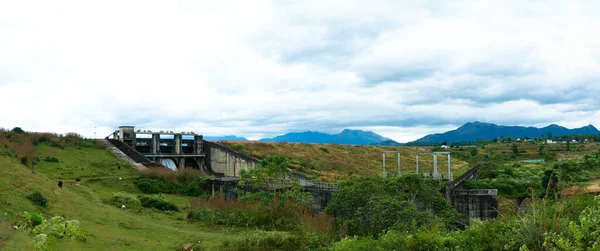 Beautiful Panoramic Scenery Karappuzha Dam Site Wayanad Kerala Long Shot — Stockfoto